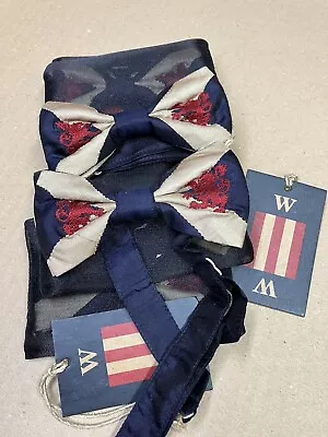 Stunning Scottish Flag / Lion Rampant 100% Silk Bow Tie By Woven Magic • £16.95