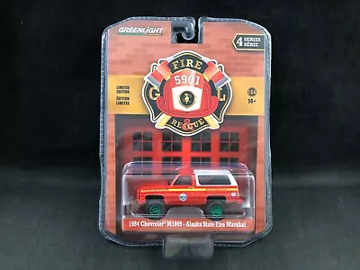 Greenlight Fire & Rescue 4  Alaska State Fire Marshall 1984 Chevy M1009 *CHASE* • $18