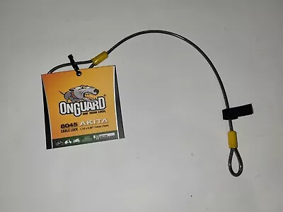 OnGuard Akita 8045 Cable Lock 53cm X 5mm New 1.72'x.20  • $3