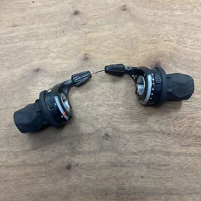 SRAM XO 3 X 9 Speed Gripshift Grip Shift Carbon Shifter Pair X0 • $67.99