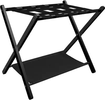 Fandature Folding Luggage Rack For Guest Room Metal Foldable Suitcase Stand Hol • $44.54