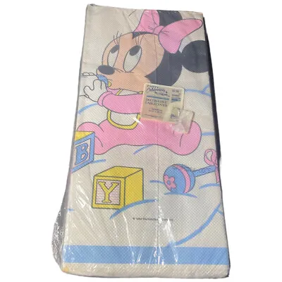 Disney Minnie Pink Paper Table Cover Baby Shower Birthday Party  1984 NOS • $30.68
