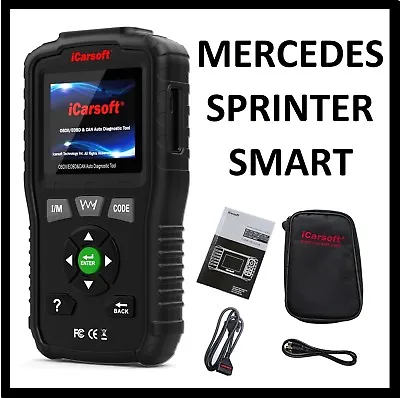 $119.95 • Buy MERCEDES BENZ Diagnostic Scanner Tool Reader Reset CHECK ENGINE ABS SRS LIGHT 