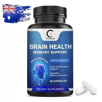 Brain Health & Memory Booster Focus Function Clarity Nootropic Supplement • $21.99