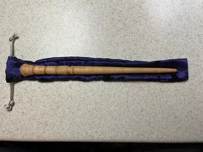 12  Hand Turned 1st Year Solid Oak Wood Harry Potter Magic Wand W/ Free Bag • $16.99