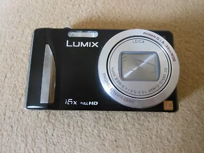 Panasonic LUMIX DMC-TZ25 12.1MP Digital Camera - Black Focus Fault • £15