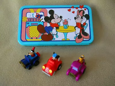 Mickey Mouse & Minnie The Tin Box Company & Disney Action Cars • $1.99