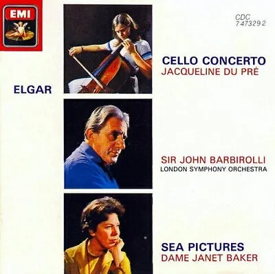 Janet Baker - Elgar: Cello Concerto Sea Pictures - Janet Baker CD O0VG The The • £3.49