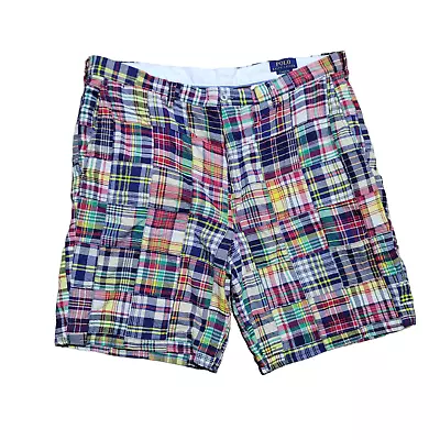 Polo Ralph Lauren Patchworks Shorts 38x9 Multicolor Men Everyday Simple Casual • $28.66