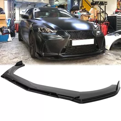 Front Bumper Lip Splitter Spoiler Accessories Parts For Lexus IS200t IS300 IS350 • $99.11