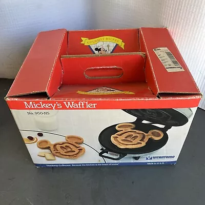 Vitantonio 950-NS Non-Stick Gourmet Mickey’s Electric Waffle Iron Wafler 1991 • $131.25