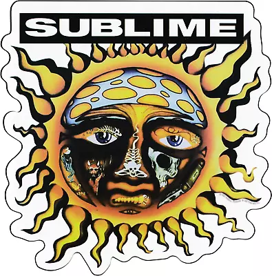 5893 Sublime Ska Punk Band Awesome Sun Logo 5  Die Cut Sticker • $9.50