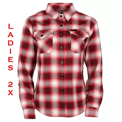 DIXXON FLANNEL X METALLICA KILL 'EM ALL Flannel Shirt -Women's 2X Collab • $99