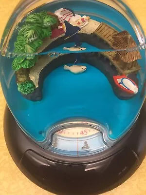 Novelty Desk Clock With Underwater Dolphin • $21.99