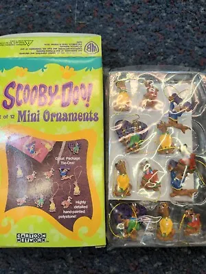 Scooby-Doo! Set Of (12) Mini Cartoon Network Christmas Tree Ornaments New In Box • $5