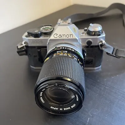 Canon AE-1 Program 35mm SLR Camera (with Genuine Canon FD 135mm F 1:3.5 Lens) • £129.99