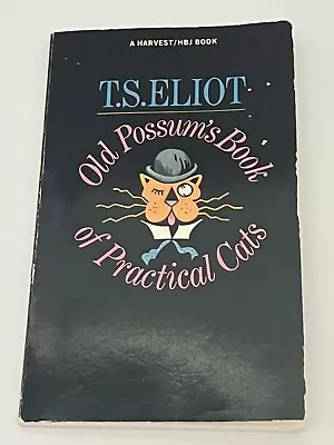 T.S. Eliot Old Possum's Book Of Practical Cats Size 7x4 Small Paperback 1967 • $7