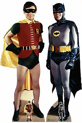 Batman And Robin 1966 Lifesize Cardboard Cutout Twin Pack Adam West Burt Ward • £75.99