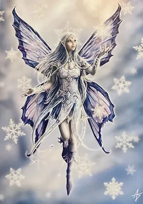 Snowflake Fairy Yule Pagan Wicca Alternative Card Christmas Ann Stokes AN10 • £2.90