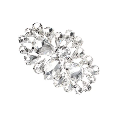 £8.91 • Buy Rhinestone Shoe Clips Crystal Shoe Buckle Bridal Shoe Clips Diy Shoe Clips