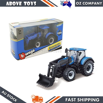 $37.69 • Buy Bburago 10cm New Holland Agriculture Tractor Blue Diecast Model Toy Collectible