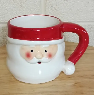 Santa Claus Mug 4” St Nicholas 3D Face Kris Kringle Head Holiday Christmas Cup • $6