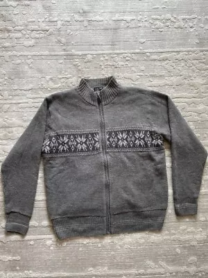 Dale Of Norway Vintage Wool Mens Zip Sweater Size L • $75