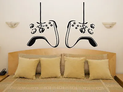 £27.99 • Buy Xbox Controller Pair Gamepad Children's Bedroom Decal Wall Art Sticker Picture