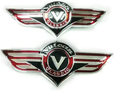 $13.99 • Buy Gas Fuel Tanks Emblem Badge Decal Stickers Fit Kawasaki Vulcan VN Classic VN1500
