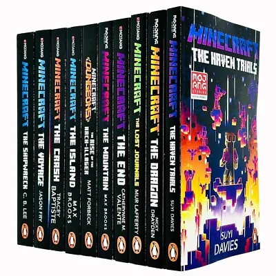 An Official Minecraft Novels 10 Books Collection Set By Jason Fry C.B. Lee NEW • £27.70