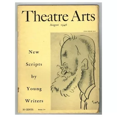 Theatre Arts Magazine August 1946 Mbox62 New Scripts By Young Writers • $8.64