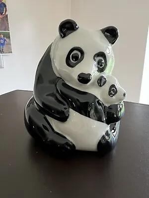 Vintage Wade Ceramic Pandas Moneybox • £5