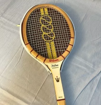 Vintage Wilson Tennis Racket The Jack Kramer Autograph Made In USA Flaws Read • $29.99