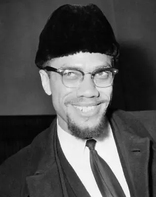 MALCOLM X GLOSSY POSTER PICTURE PHOTO BANNER  Minister Nation Malcom Little 3877 • $44.99