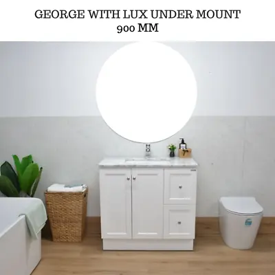 Hampton Shaker Style Bathroom Vanity Cabinet Unit 900 Mm Freestanding Melbourne • $1199