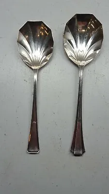 2 Vintage James Ryals Silver Plated Serving Spoon • £15