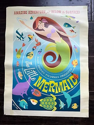 Walt Disney's THE LITTLE MERMAID Hard To Find Eric Tan Poster Amazing Adventure • £67.48