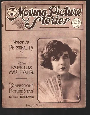 Moving Picture Stories 5/18/1923-Movie Star Pix & Silent Film Info-100+ Years... • $113.05