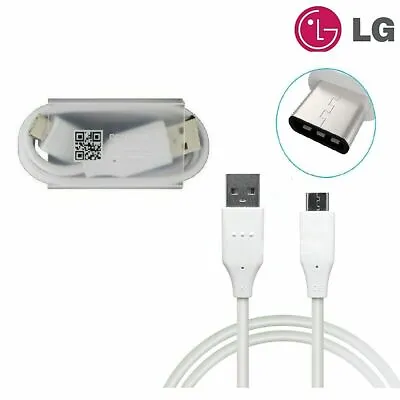 Genuine Original LG G5 G6 G7 USB 3.1 Type C USB Charger Cable Samsung Huawei UK • £2.95