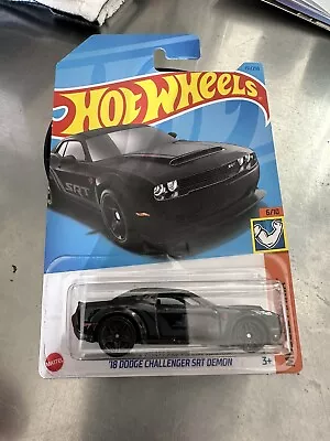 2023 Hot Wheels Black ‘18 Dodge Challenger SRT Demon 151/250 | Muscle Mania 6/10 • $9.99