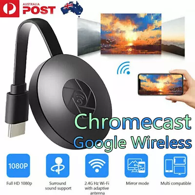 For Chromecast Google Wireless HDMI-Compatible HD Display Media Video Streaming • $17.59