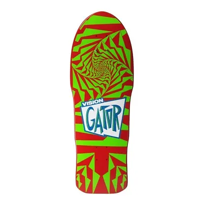 Vision Gator II Reissue Red Green Skateboard Deck • $230