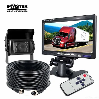 7   Monitor Reversing Backup Camera Rear View Camera For Motorhome Caravan Bus • $64.80