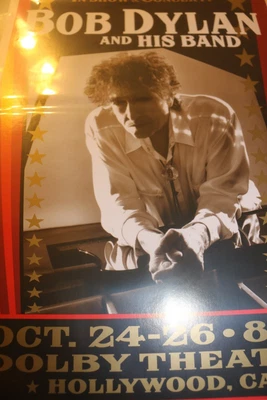 $2999.96 • Buy POSTER Bob Dylan And His Band Hollywood California October 24-26 Concert Dolby