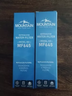 £13.40 • Buy Lot Of 2 Mountain Flow MF645 Refrigerator Water Filter
