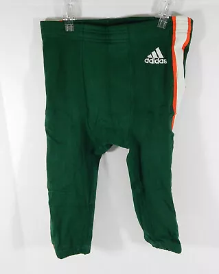 2017 University Of Miami Hurricanes Game Used Green Pants L 710759S • $35.99