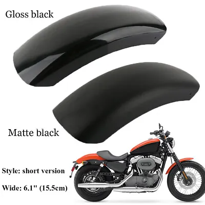 6.1  Motorcycle Rear Fender Mudguard Metal Short Style For Harley Bobber Chopper • $73.72