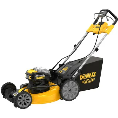 DEWALT DCMWSP255Y2 2X20V MAX 21-1/2  Rear Wheel Mower Kit W/2 Batts(12Ah) New • $539.99