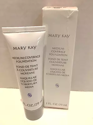Mary Kay Medium Coverage Foundation Ivory 200 Wide Gray Lid #041998 • $26