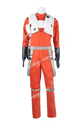 Star Wars The Force Awakens Cosplay Poe Dameron Costume X-wing Pilot Uniform • $156.74